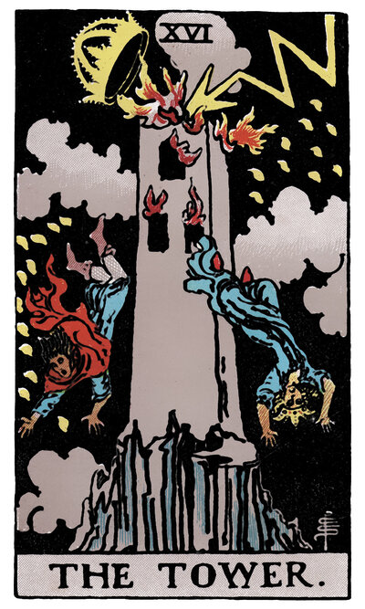 The Tower tarot card