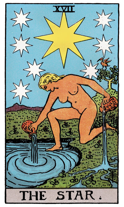 The Star tarot card